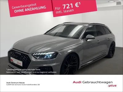 Audi Audi RS4 Avant tiptronic MATRIX-LED PANO AHK ACC im Leasing von Null-Leasing
