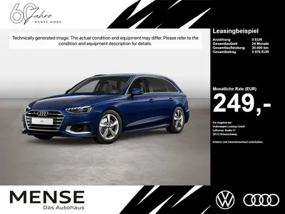 Audi Audi A4 Avant 35 TDI S tronic advanced HUD Standhzg im Leasing von Null-Leasing