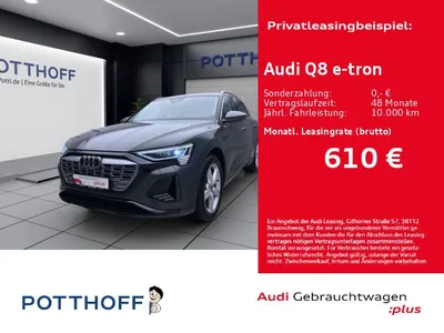 Audi Audi Q8 e-tron 50 Q S LINE MATRIX NAVI eKLAPPE LM20 im Leasing von Null-Leasing