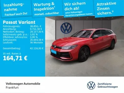 VW Volkswagen Passat Variant 2.0 TDI DSG R-Line Navi IQ.Light DAB+ FrontAssist im Auto Abo von LeasingMarkt.de