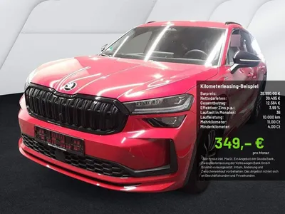 Skoda Skoda Kodiaq 2.0 TDI Sportline KAMERA ACC LED NAVI AHK im Leasing von Null-Leasing