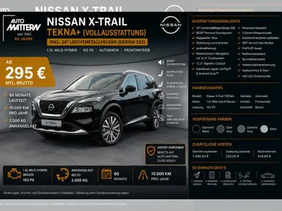 Nissan Nissan X-Trail Nissan X-Trail TEKNA+ | Vollausstattung | Nappaleder | Panorama | Bose | 20" | Anhängelast 2.000 kg im Leasing von LeasingMarkt.de
