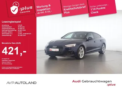 Audi Audi A5 Sportback 35 TDI S tronic advanced | PANO | im Auto Abo von LeasingTime