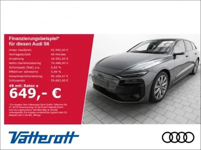 Audi Audi S6 Avant e-tron edition one grey B&O Leder Pano Matrix im Auto Abo von LeasingMarkt.de