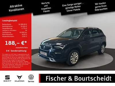 Seat Seat Ateca 1.0 TSI Style SHZ NAVI ACC FACEL. LED 360° im Leasing von Null-Leasing