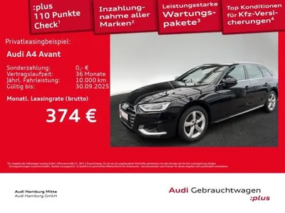 Audi Audi A4 Avant 35 TDI advanced S tronic Navi Kamera Virtual im Auto Abo von LeasingMarkt.de