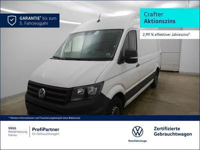 VW Volkswagen Crafter Kasten MR Navi Kamera Klima DAB Sitzhzg. im Leasing von Null-Leasing