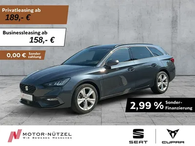 Seat Seat Leon ST 1.5 eTSI DSG FR-LINE LED+NAV+APP+ACC+SHZ im Leasing von Null-Leasing
