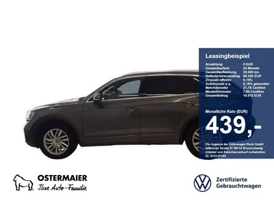 VW Volkswagen Touareg ELEGANCE 3.0TDI 231PS NP.104T PANO.AHK.S im Leasing von Null-Leasing
