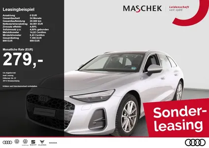 Audi Audi A6 Avant TDI Q AHK Pano LM19 360° Matrix Memory im Leasing von Null-Leasing
