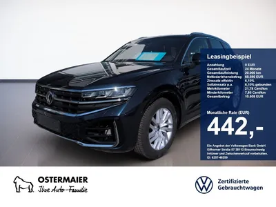 VW Volkswagen Touareg R-LINE 3.0TSI 340PS NP.126T STDHZG.PANO. im Leasing von Null-Leasing