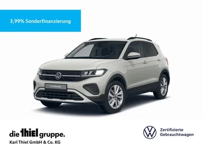VW Volkswagen T-Cross 1.0 TSI Life AHK+Navi+SHZ+LED AHK+Navi+S im Leasing von Null-Leasing