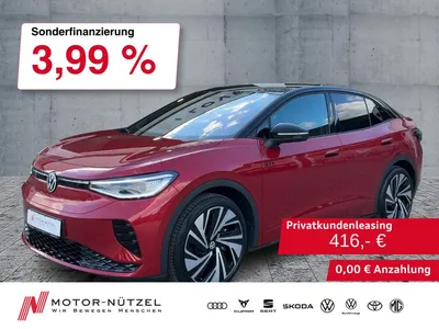 VW Volkswagen ID.5 220KW GTX LED+NAVI+SHZ+AHK+PANO+HUD+360° im Leasing von Null-Leasing