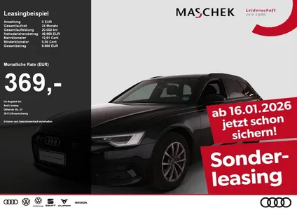 Audi Audi A6 Avant 45 TDI Matrix Pano AHK ACC Rearview Bla im Auto Abo von Null-Leasing