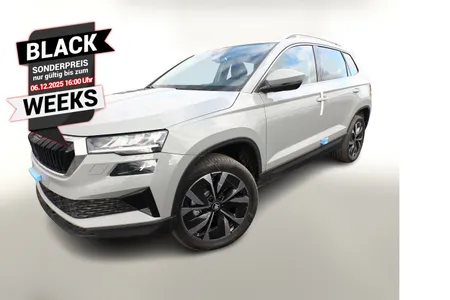 Skoda Karoq TSI 150 DSG Pano AHK NavC SideA Leder ACC Auto-Abo privat im Auto Abo von Autohaus Tabor