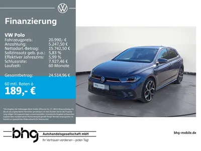 VW Volkswagen Polo 2.0 TSI DSG GTI im Leasing von Null-Leasing