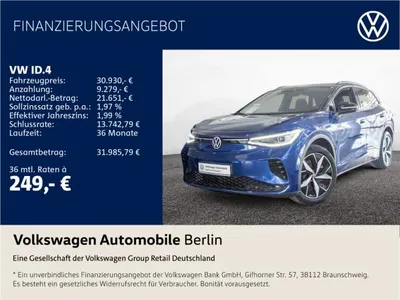 VW Volkswagen ID.4 GTX 4Motion 360° Wärmepumpe ACC Head-Up im Leasing von LeasingMarkt.de