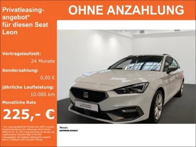 Seat Seat Leon Sportstourer FR eTSI DSG APP-CONNECT NAVI LED SITZHEIZUNG im Auto Abo von LeasingMarkt.de