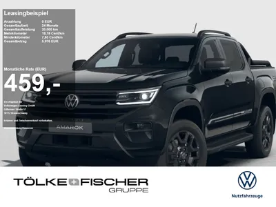 VW Volkswagen Amarok Dark Label Motor: 3.0 TDI 177 kW 4M Auto. im Leasing von Null-Leasing