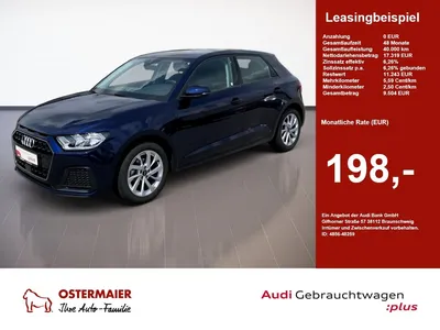 Audi Audi A1 Sportback ADVANCED 25 TFSI DIGITAL.PHONE-INTE im Leasing von Null-Leasing