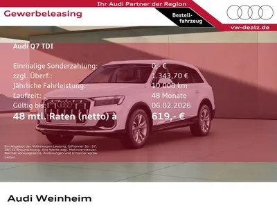 Audi Audi Q7 SUV TDI Quattro tiptronic Klima NAVI LED DAB im Auto Abo von Mobile.de