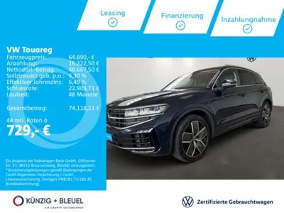 VW Volkswagen Touareg Elegance 4Motion 3.0 eTSI AHK Dynaudio Massage HUD Komfort im Auto Abo von LeasingTime