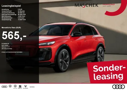 Audi Audi Q6 SUV e-tron e-tron quattro 285 kW B&O im Leasing von Null-Leasing
