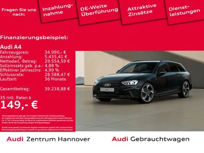 Audi Audi A4 40 2.0 TFSI Avant S line (EURO 6d) im Auto Abo von Null-Leasing