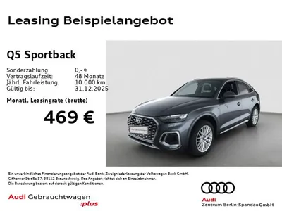 Audi Audi Q5 Sportback 40 TFSI qu. S line S tronic *StdHz* im Auto Abo von Null-Leasing
