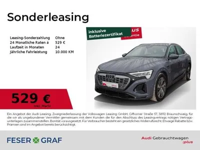Audi Audi Q8 Sportback 55 e-tron S line /Matrix/AHK/HuD/AC im Auto Abo von LeasingMarkt.de