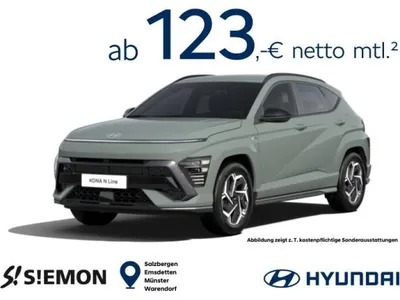 Hyundai Hyundai KONA 138PS  ✔️ N-Line  ✔️ Automatik ✔️ Individuell konfigurierbar ✔️ 4-6 Monate im Auto Abo von LeasingMarkt.de