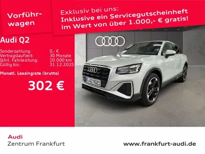 Audi Audi Q2 35 TFSI S tronic S line MatrixLED Leder Tempo im Auto Abo von Null-Leasing