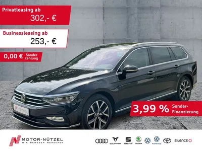 VW Volkswagen Passat Variant 2.0 TDI DSG 4M ELEGANCE IQ.MATRIX im Auto Abo von Null-Leasing