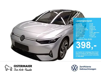 VW Volkswagen ID.7 GTX 340PS NP.74T ACC.5J-G.WÄRMEPUMPE.AHK.AR im Auto Abo von Null-Leasing