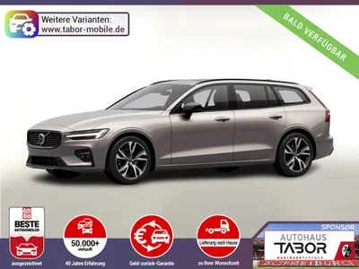Volvo Volvo V60 B4 Plus Dark AHK Pano Leder H&K ACC 360° SHZ im Leasing von 9drive