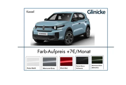 Citroen Citroen C3 aircross YOU PureTech 100 S&S *Frei Konfigurierbar* *Bestellfahrzeug* im Auto Abo von LeasingTime