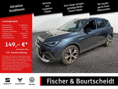 Seat Seat Arona 1.0 TSI Xperience SHZ NAVI ACC FACEL. LED im Leasing von Null-Leasing