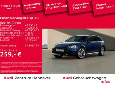 Audi Audi A4 allroad quattro 40 TDI Matrix LED Standh Pano im Auto Abo von Null-Leasing
