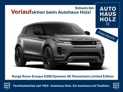 Land Rover Land Rover Range Rover Evoque Sondermodell Momentum Dynamic SE -  20ZOLL SCHWARZ - SCHWARZ PAKET - KOMFORTPAKET - SHZ - FAHRPAKET im Leasing von LeasingMarkt.de