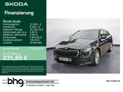 Skoda Skoda Scala 1.0 TSI DSG *SELECTION* #KAMERA #ACC #KEYL im Leasing von Null-Leasing