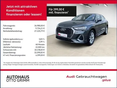 Audi Audi Q3 Sportback 35 TFSI S line KLIMA LED NAVI im Auto Abo von LeasingMarkt.de