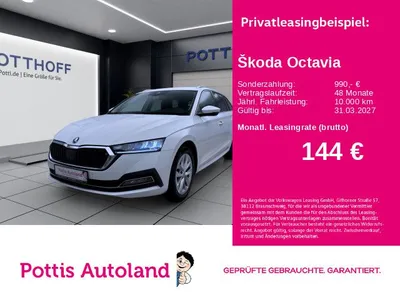 Skoda Skoda Octavia Combi 2.0 TDI STYLE NAVI SITZHZG KAMERA im Leasing von Null-Leasing