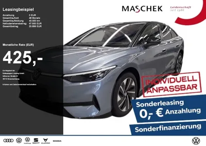 VW Volkswagen ID.7 Pro 77 kWh Wärmepumpe AHK Matrix ACC Memory im Leasing von Null-Leasing