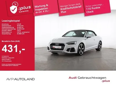 Audi Audi A5 Cabriolet 35 TFSI S tronic S line AHK im Auto Abo von LeasingMarkt.de