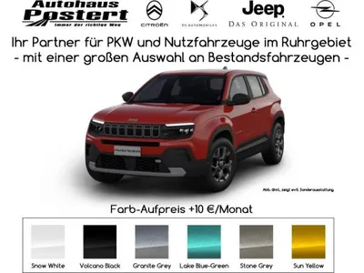 Jeep Jeep Avenger 1,2 74KW Altitude Allwetter *Black Week* im Auto Abo von LeasingMarkt.de