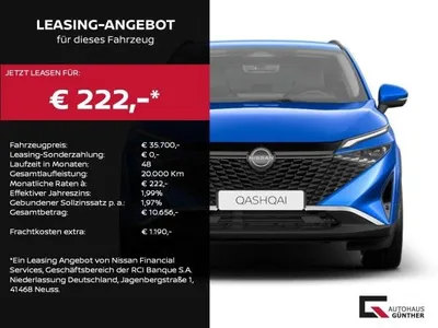 Nissan Nissan Qashqai N-CONNECTA Autom. Winter/PGD/HUD/360°/ e-POWER im Auto Abo von LeasingMarkt.de