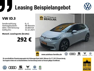 VW Volkswagen ID.3 Pro *WärmeP*R-KAM*ACC*19"*SHZ* im Auto Abo von Null-Leasing