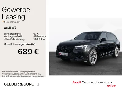 Audi AUDI Q7 S line 55 TFSI e quattro Pano*B&O*AHK*HuD* im Auto Abo von Null-Leasing
