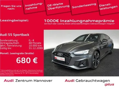 Audi Audi S5 Sportback 3.0 TDI quattro HuD Matrix AHK B&O Kamera im Auto Abo von LeasingMarkt.de