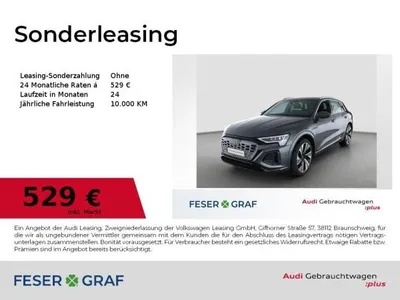 Audi Audi Q8 e-tron 55 e-tron S line Int+Ext/Matrix/HuD/AC im Auto Abo von LeasingMarkt.de